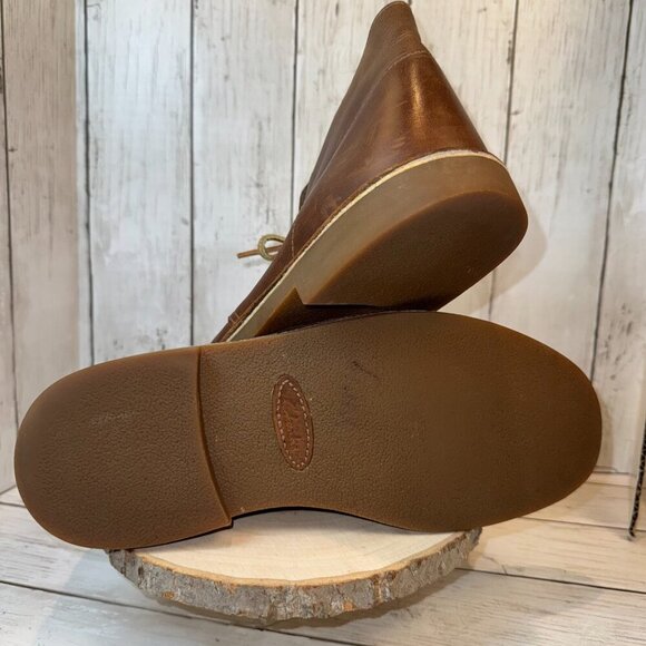 Clarks Bushacre 2 Men's Size 10 Brown Leather Desert Chukka Ankle Boot - Picture 5 of 6